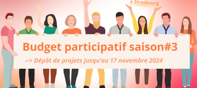 Budget participatif 2024/2025 à Strasbourg